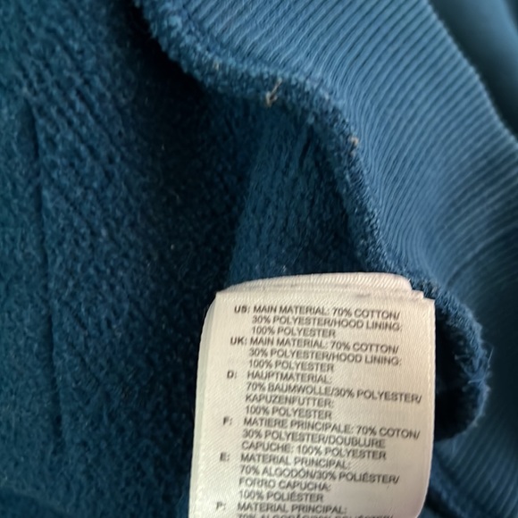 Adidas Signature Spellout Logo Hoodie Sweater Size Small - Picture 10 of 10